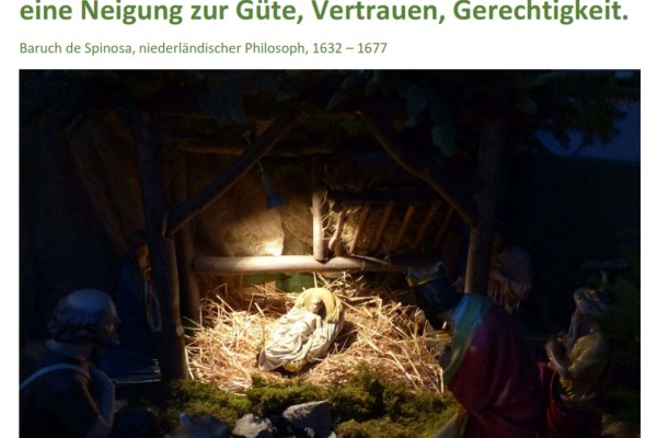 Weihnachtsgruß 2022 der Grünen Jäger – Motiv mit weihnachtlicher Dekoration