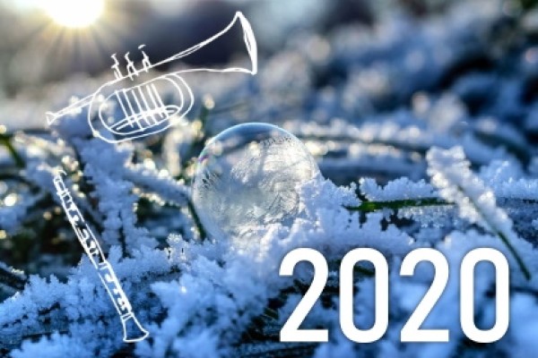 Neujahrsgrüße 2020 der Trachtenkapelle Grüne Jäger – Foto A