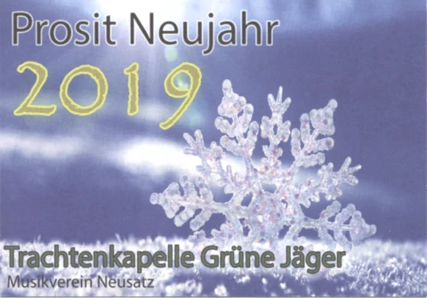 Prosit Neujahr 2019 – und Einladung zum Jahreskonzert!