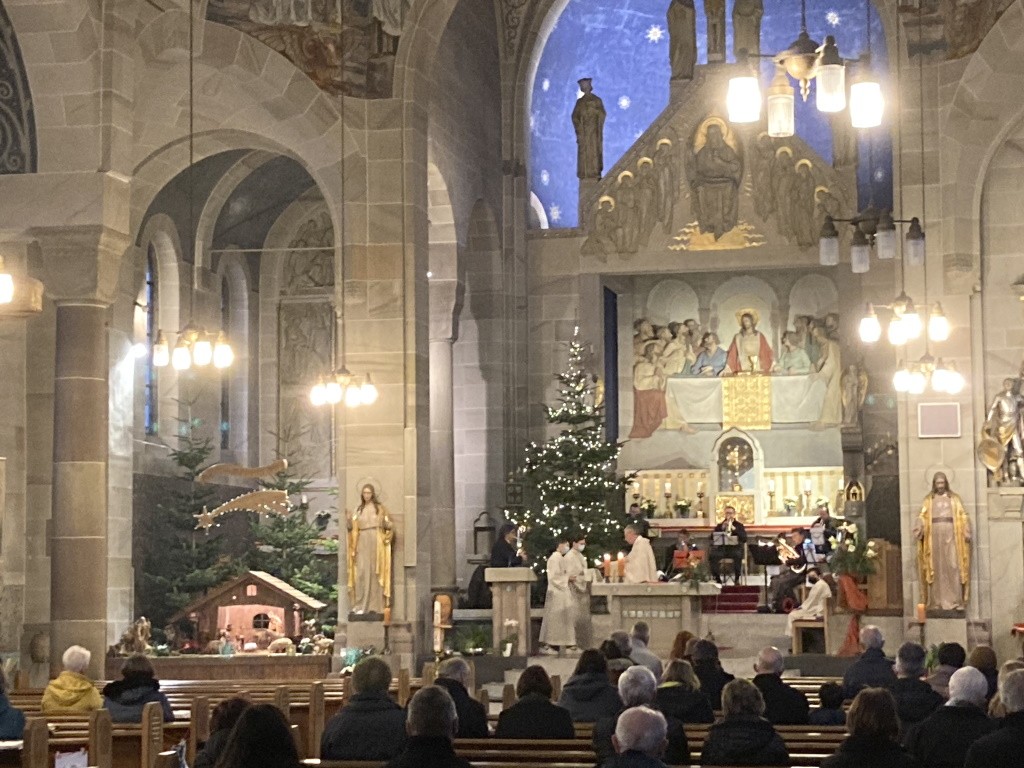 Stephanustag 2021 – Grüne Jäger beim Gottesdienst am zweiten Weihnachtstag