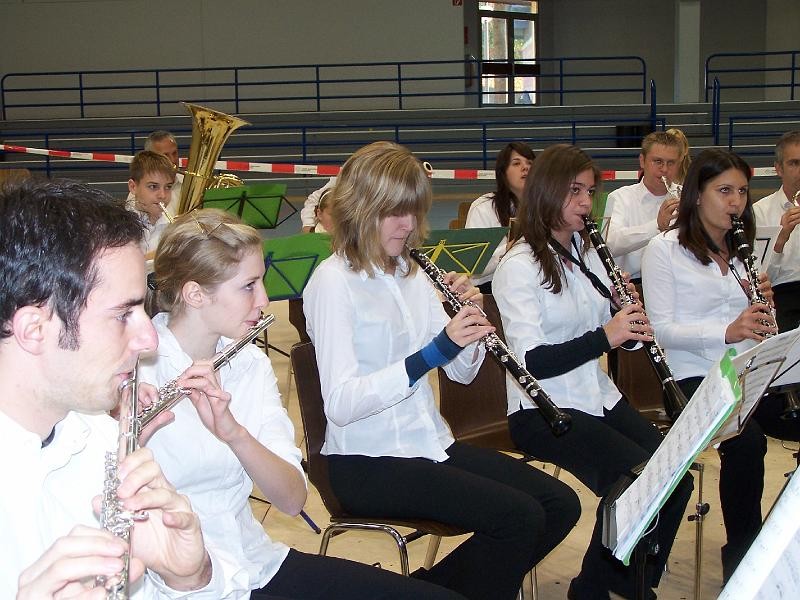 Die Grünen Jäger Neusatz beim Vortrag des Wertungsspiels 2008