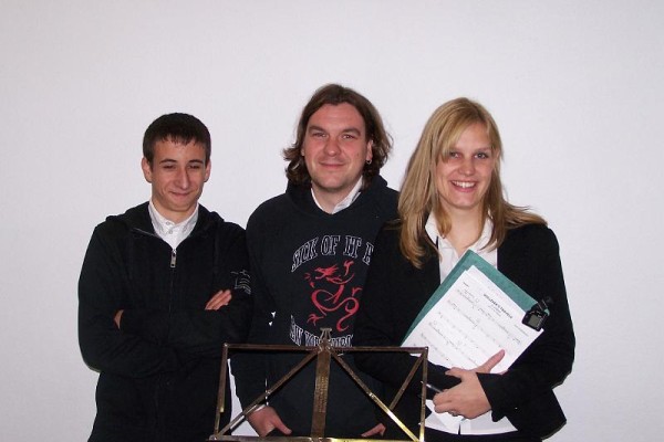 Jugendliche Musikerinnen und Musiker beim Wertungsspiel 2008