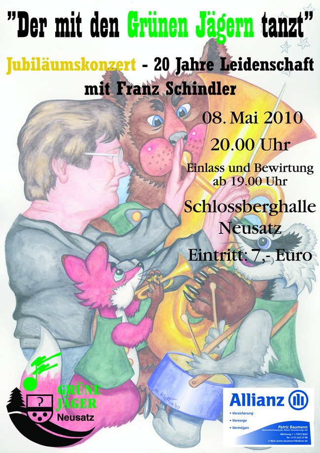 Jubiläumskonzert „Der mit den Grünen Jägern tanzt“ – 20 Jahre