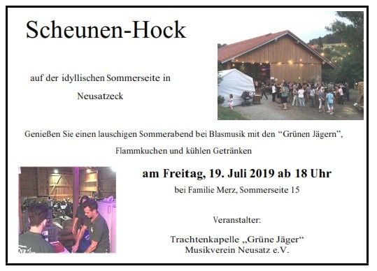 Scheunenhock 2019