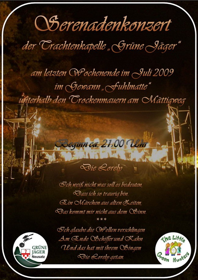 2. Serenadenkonzert „Märchen, Mythen und Legenden“